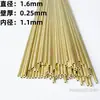 Diámetro 1 2 3 4 40 50 mm tubo redondo pequeño de latón capilar hueco de pared delgada h62/h65 tubo de latón protección ambiental