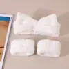 Venda Quente Transfronteiriça Conjunto de Pulseiras de Pulso e Faixa de Cabelo com Laço, Scrunchie de Pelúcia Simples, Acessórios de Cabelo para Mulheres, Adornos
