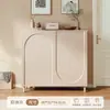 Gabinete de Zapatos Color Crema para Entrada de Casa, Gabinete de Almacenamiento Integrado Montado en la Pared para Pasillo Interior, Nuevo Zapatero Más Vendido 2026