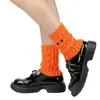 Pierneras de Punto Y2K Estilo Chica Dulce y Fresca Picante, Estilo Académico Versátil, Perfectas para Usar con Botas JK, Calcetines Holgados de Búho