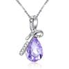 Comercio Exterior Versión Coreana Aleación Colgante Gota de Agua Joyería de Cristal Collar Lágrima de Ángel Europeo y Americano Gema Venta al Por Mayor Transfronteriza Exquisito