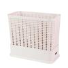 Zhengbao 0769 Barril Drenante Simple para Palillos Caja de Almacenamiento para Vajilla de Cocina Estante para Papelería de Baño Jaula para Cucharas y Palillos
