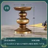 Yuantong Artesanía Lámpara Budista Portavelas de Latón Portavelas Ruyi Base de Lámpara de Mantequilla Bicolor Soporte para Velas de Lámpara Eterna Venta al por Mayor