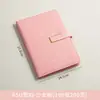Cuaderno A5 con Logo Personalizado, Regalo para Oficina de Negocios, Piel Suave Engrosada, Diseño de Alta Calidad, Bloc de Notas con Cierre de Hebilla, Cuaderno en Caja de Regalo