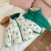 Abrigo de Algodón para Niños 2026 Invierno Cálido Engrosado Elegante Chaqueta de Algodón para Bebés con Forro de Felpa Atuendo de Otoño para Niñas