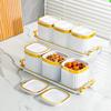 Caja de almacenamiento de especias, botella de condimento de pimienta seca, condimento de pimienta sellada, material grande, cocina, tarro de condimento de canela octogonal, traje