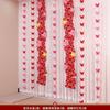Casamento Decoração de Casamento Quarto de Casamento Mulher Arrumando Casa Nova Fotografia Lanterna Sala de Estar Faixa de Flores Personagem Feliz Cena terno