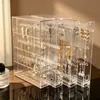 Caja de Almacenamiento de Joyería, Exquisitos Pendientes de Alta Gama, Pendientes, Collares, Pulseras, Estante Transparente Antioxidante de Gran Capacidad Accesible de Lujo