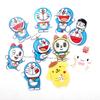 Gato Ding-Dang Azul gordo filhote de cachorro Doraemon diy acrílico glitter patch grampo de cabelo infantil acessórios de cabelo diy