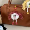 Celebridade da Internet Fofa Boneca de Cabelo Cacheado Chaveiro Desenho Animado Boneca Fofa Pingente de Mochila Feminina Brinquedo Feio-Bonito Decoração Presente