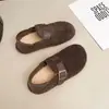 Moda Versátil Duas Formas Casual Moda Slip-On Preguiçoso Pelúcia Quente Sapatos Femininos para Outono e Inverno Temporada Pelúcia Quente Birkenstock
