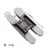 Bisagra Oculta de Aleación de Zinc Bisagra de Cruz Bisagra Invisible Bisagra Invisible Ajustable Tridimensional Bisagra Especial para Puertas Invisibles