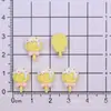 Mini Lazo Crema Paleta de Caramelo Resina Accesorios Pegamento de Crema DIY Manicura Funda de Teléfono Móvil Uña de Extensión Llavero