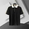 Transfronterizo [Versión Correcta] 26 Camisa Polo de Verano para Hombre de Negocios Estilo Nuevo con Cuello Campana y Mangas Cortas, Estilo Europeo y Americano, Alternativa de Comercio Exterior