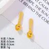 2026 Popular Garfo e Colher Dourados Brilhantes Miniatura Acessórios de Brinquedo de Comida Pingente de Liga Acessórios para Pulseira DIY Colar