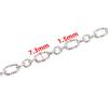 Cadena de acero inoxidable con forma de O y diseño de flor cruzada, estilo moderno, para hombre y mujer, collar y pulsera de acero inoxidable, bricolaje.