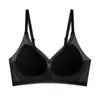 063 Lingerie Sem Costura para Seios Pequenos, Acabamento em Renda, Anti-Queda, Suporte Lateral para os Seios, Confortável e Doce, Sem Aro, Sensação Fresca