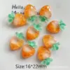 Fruta de Cristal Sandía Manzana Uva Cereza Fresa Hongo Pegamento Cremoso Funda para Teléfono Móvil Material de Resina para Bricolaje Joyería