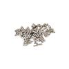 Lote de 1,5 x 4 mm de tubo recto con forma de flor de oro real de 14 quilates bañado en cobre, espaciador de pulsera hecho a mano, material de tubo hueco, accesorios de joyería