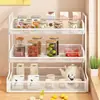 Organizador de tazas y utensilios multicapa de gran capacidad para la mesa del comedor, con diseño extraíble para guardar café, té y otros artículos