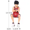 Boneco de PVC Sólido Slam Dunk Boy Mestre do Slam Dunk Sakuragi Hanadao Rukawa Maple Bolo Decorativo Ornaments para Confeitaria