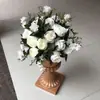 Flor Artificial Huajia Guía de Camino de Boda Bola de Flores Decorativa Rosa Peonía Hortensia Columna Romana Candelabro Decoración de Mesa