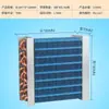 Tubo de cobre radiador condensador freezer refrigerador vitrine serpentina de refrigeração evaporador unidade pequena resfriada a ar resfriada a água