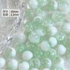 [Jianjia] Cuentas Redondas de 10 mm Jade Glaseado Sensación Rota Cuentas Popcorn Bicolor Accesorios con Cuentas DIY Pulsera Collar