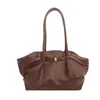 Bolsa de ombro única com textura retrô 2026 outono versátil bolsa tote de grande capacidade elegante moderna de alta qualidade bolsa de axila