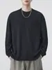 Roupas Masculinas Fengshe / Novo Suéter Retro Japonês para Primavera e Outono Versátil Simples Masculino Moletom de Manga Longa Caimento Solto Tendência Camada de Base