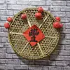 Cesta de Bambú Otoñal Exhibidor Decoración Cosecha Granja Verduras Especialidades Locales Verduras Secado al Sol Festival de Otoño Jardín de Infancia Otro