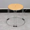 Silla de Parque para el Hogar Taburete Engrosado Taburete de Acero Reforzado Silla de Parque Taburete Económico para Restaurante de Comida Rápida Taburete Redondo de Ampolla