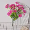 Amazon Transfronterizo Temu Eucalipto Gloria de la Mañana Gloria de la Mañana Flor Artificial Boda Decoración Exterior Adornos de Flores Artificiales