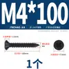 Tornillos Autorroscantes de Acero Inoxidable 304 con Ranura de Cruz Cabeza Plana Autorroscantes Ka Tornillos para Madera Extendidos Mm3M4M5