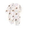 Roupas de bebê Macacão de algodão puro Classe A para recém-nascidos Roupas de escalada Hayi para bebês Primavera e outono Roupas infantis desossadas Anyang