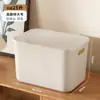 Caja de Almacenamiento Rectangular de Plástico con Tapa, Caja de Almacenamiento para Snacks y Juguetes, Caja de Almacenamiento de Escritorio para Cosméticos, Almacenamiento de Ropa