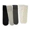 Calcetines de lunares estilo miu para mujer, calcetines de media pantorrilla, calcetines largos de malla de algodón fino de encaje con lunares estilo ballet para niña, para apilar