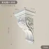 Suporte de feixe de linha PU francês imitação europeia gesso porta arqueada porta embutida curva abertura de porta coluna romana forma de decoração de capitel de coluna