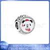 Pulseira Pandora S925 Cobre Branco Banhado a Prata Mickey Minnie Mouse Disney Contas Fio DIY