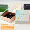 Caja de Embalaje de Joyería de Lujo con Tapa Abatible para Foco Anillo Pulsera Almacenamiento Caja de Regalo Collar Joyería Caja Libro de Joyería