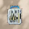 Ferretería de Comercio Exterior Más Vendida: Brocas de Pagoda Asequibles, Templadas a Alta Temperatura, Resistentes a la Corrosión, Resistentes al Desgaste, Especiales para Carpintería, Ranurado y Perforación