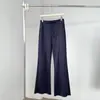Pantalones de Cintura Alta Acampanados de Corte Ajustado con Empalme de Capa de Aire, Nuevos Pantalones Casuales Versátiles de Verano para Mujer, Directo de Fábrica