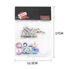 Arandelas de Refuerzo para Parachoques Delantero y Trasero de Coche JDM, Guardabarros de Refuerzo Envolvente, Tornillos M6, Arandelas de Colores para Modificación de Coche