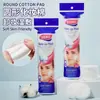 Algodones Redondos Ueno 80 Piezas Algodones Redondos de Doble Cara con Borde Prensado para Compresa Húmeda y Eliminación de Maquillaje, Exclusivamente para Suministro Transfronterizo