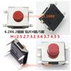 Interruptor de toque de pino de chave direta 6,2x 6,2x 2,5/2,7/3,1/3,4/3,8/4 patch