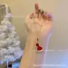 Collar de Calabaza Kirin con Colgante de Ágata Roja, Cadena para Clavícula de Alta Calidad Chapada en Oro Rosa de 18 Quilates, Ventas Directas de Fábrica, Dropshipping por Transmisión en Vivo