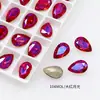 Dongzhou Cristal 8x12 Gota d'Água Pedrarias para Nail Art Super Brilhantes Coloridas Formato de Pera Corte de Alta Qualidade DIY Decorações para Unhas de Boneca