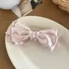Pinza de Plátano con Lazo de Puntos, Accesorio para el Cabello Único y No Convencional, Pasador, Pinza para Cola de Caballo Alta, Pinza Retorcida para Mujer, Pinza para el Cabello Estilo Princesa