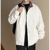 Chaqueta deportiva a cuadros transfronteriza, nueva colección de primavera, corte holgado, versátil, casual y adecuada para parejas.; Chamarra de pareja estilo americano para hombre