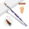 Conjunto de canetas de manicure de fita transparente de acrílico de cristal de celebridades da Internet, terapia de luz de halo pintado, linha de puxar, pincel especial para manicure